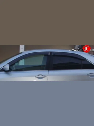 Комплект дефлекторов окон (ветровиков) 4 шт. Russtal Toyota Camry XV50 дорестайлинг (2011-2014)