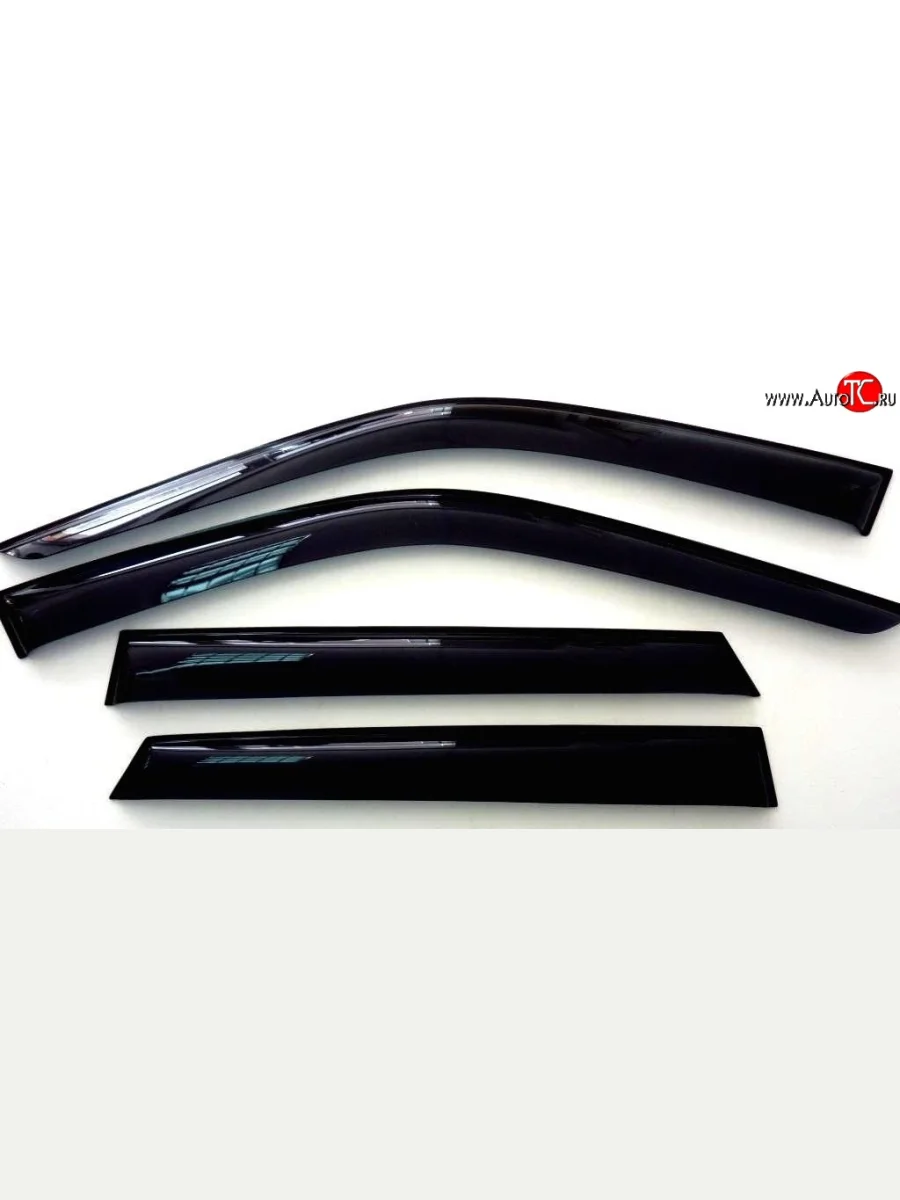 Комплект дефлекторов окон (ветровиков) 4 шт. (седан) Russtal Volkswagen Passat B4 универсал (1993-1996)  в Керчи Республика Крым
