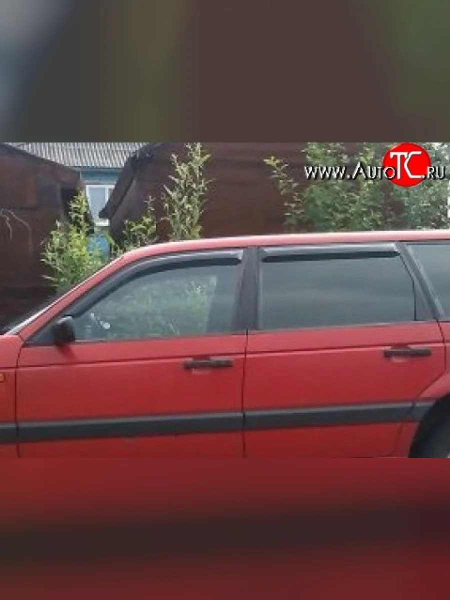Комплект дефлекторов окон (ветровиков) 4 шт. (универсал) Russtal Volkswagen Passat B4 универсал (1993-1996)  в Керчи Республика Крым
