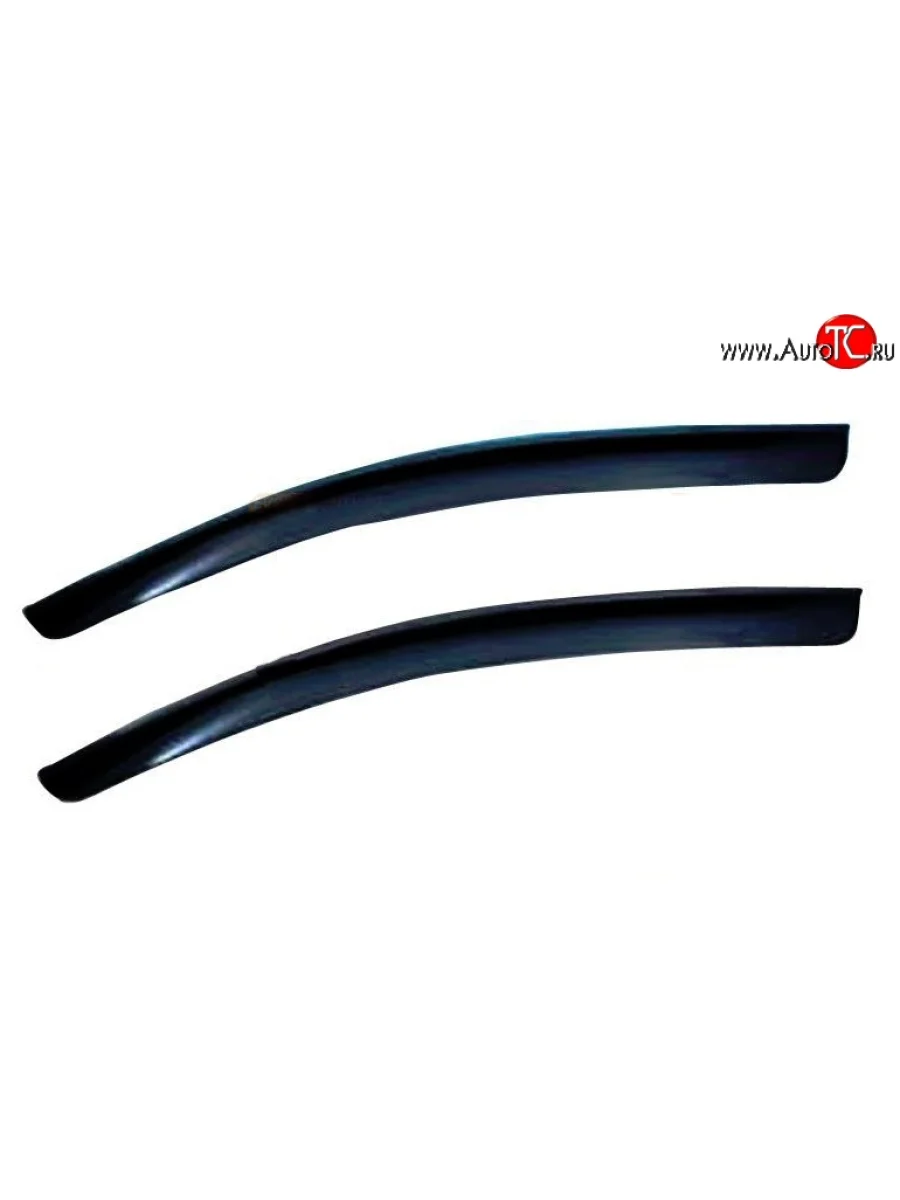 Комплект дефлекторов окон (ветровиков) 2 шт. (3 двери) Russtal Volkswagen Polo Mk5 6R,6C,61 хэтчбек 5 дв. дорестайлинг (2009-2015)  в Перми Пермском крае