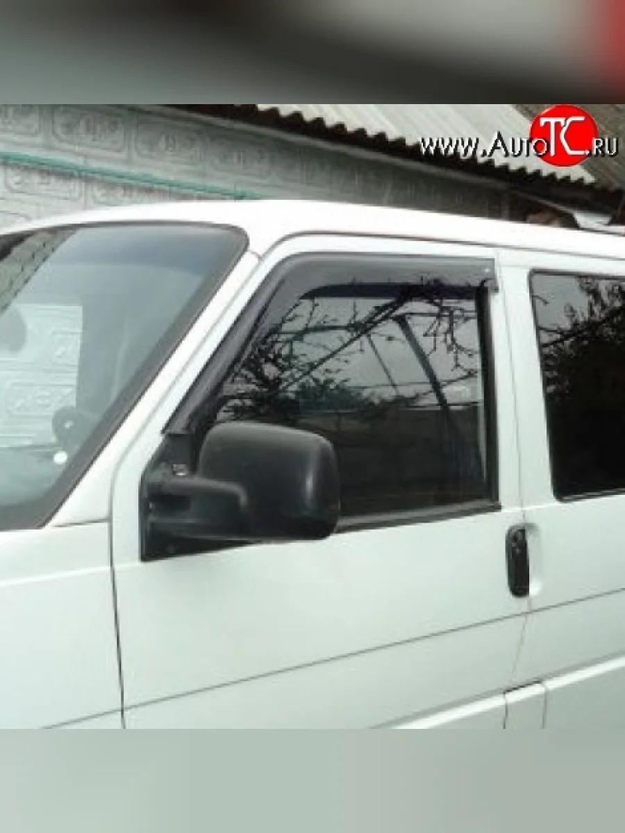 Комплект дефлекторов окон (ветровиков) 2 шт. Russtal Volkswagen Caravelle T4 рестайлинг (1995-2003)  в Самаре Самарской области