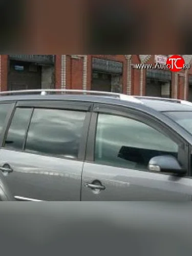 Комплект дефлекторов окон (ветровиков) 4 шт. Russtal Volkswagen Touran 1T дорестайлинг минивэн (2003-2006)