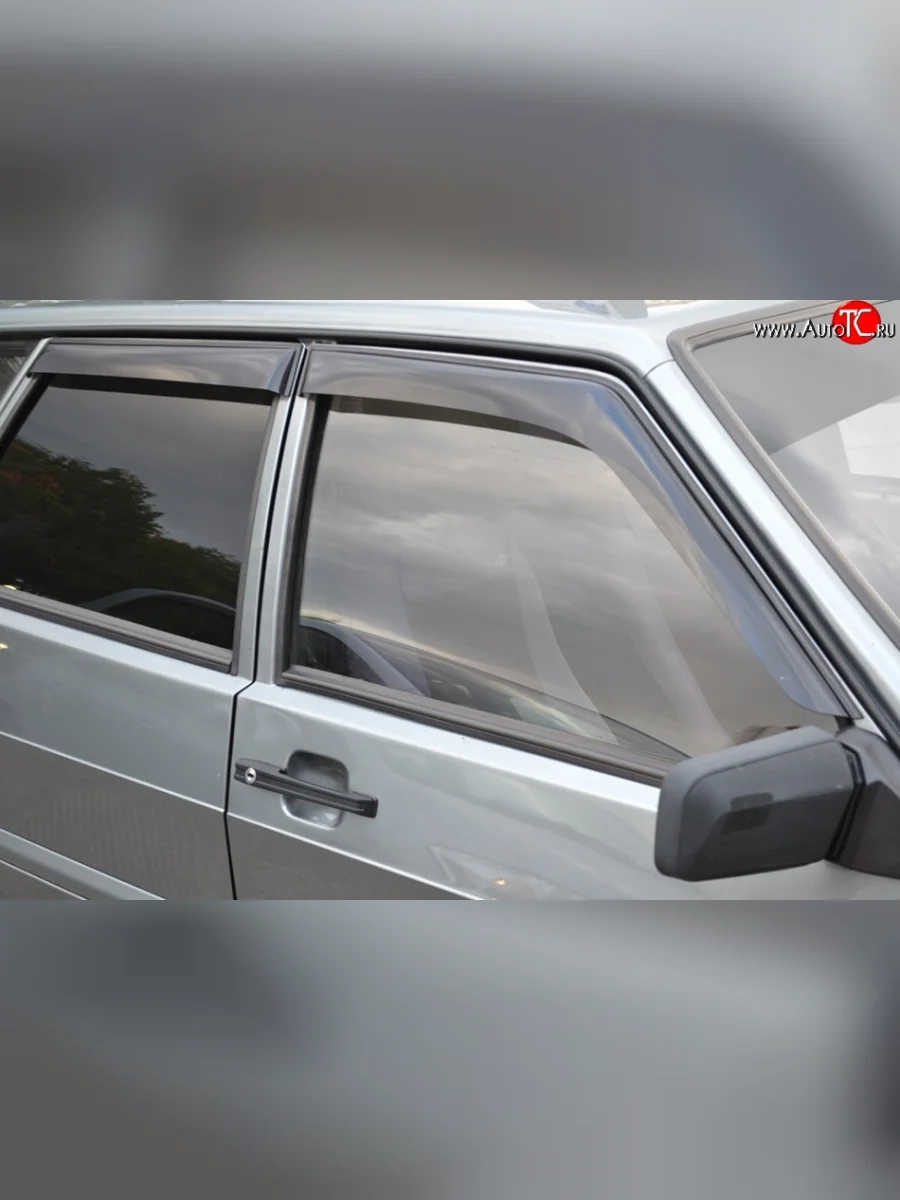 Комплект дефлекторов окон (ветровиков) 4 шт. Russtal Лада ВАЗ 2109 (1987-2004)  в Перми Пермском крае