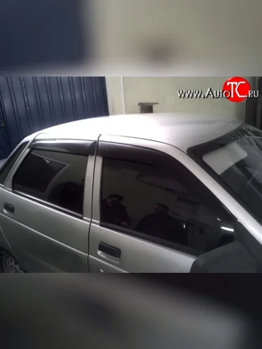Комплект дефлекторов окон (ветровиков) 4 шт. Russtal Лада ВАЗ 2110 седан (1995-2007)