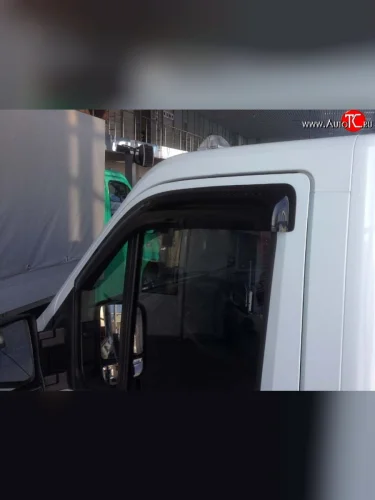 Комплект дефлекторов окон (ветровиков) 2 шт. Next Russtal ГАЗ ГАЗель Next A62,А65 автобус (2016-2025)