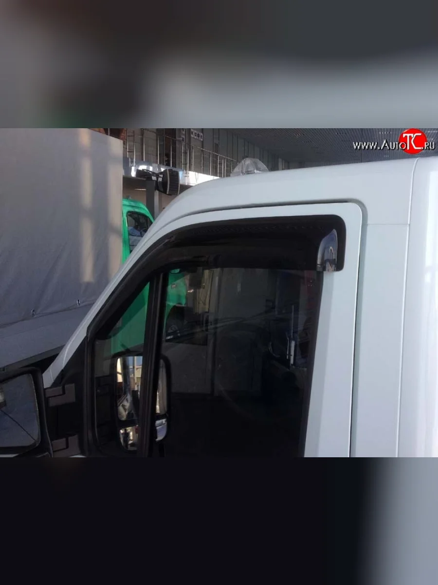 Комплект дефлекторов окон (ветровиков) 2 шт. Next Russtal ГАЗ ГАЗель Next A62,А65 автобус (2016-2025)  в Перми Пермском крае