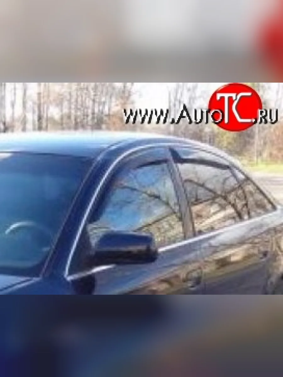 Комплект дефлекторов окон (ветровиков) 4 шт. Allroad Russtal Audi A6 C5 дорестайлинг, седан (1997-2001)  в Перми Пермском крае