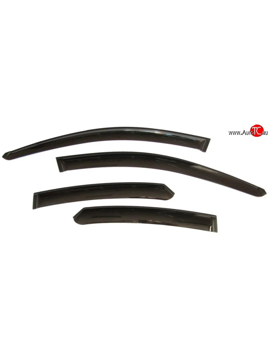 Комплект дефлекторов окон (ветровиков) 4 шт. Russtal Mitsubishi Space Wagon N94W (1998-2005)  в Керчи Республика Крым