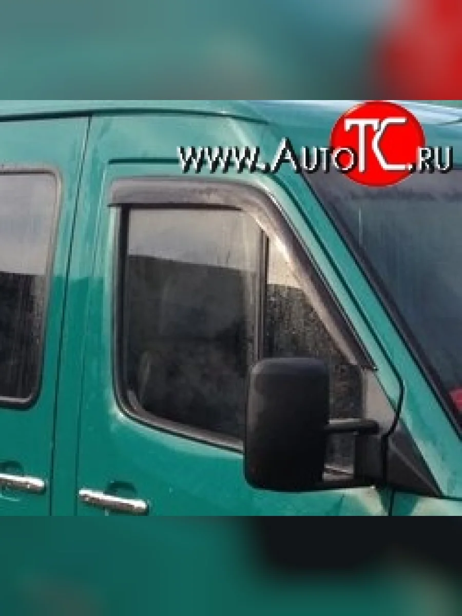 Комплект дефлекторов окон (ветровиков) 2 шт. Russtal Mercedes-Benz Sprinter W905 рестайлинг (2000-2006)  в Воронеже Воронежской области