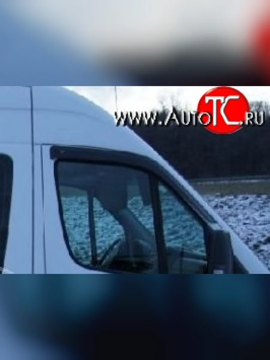 Комплект дефлекторов окон (ветровиков) 2 шт. Russtal Mercedes-Benz Sprinter W906 (2006-2013)  в Воронеже Воронежской области