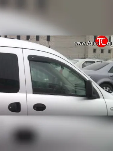 Комплект дефлекторов окон (ветровиков) 2 шт. (3 двери) Russtal Opel Combo C (2001-2011)
