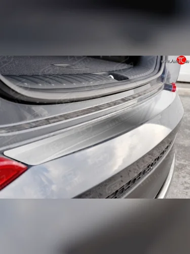 Накладка защитная на задний бампер Russtal Hyundai Tucson TL дорестайлинг (2015-2018)