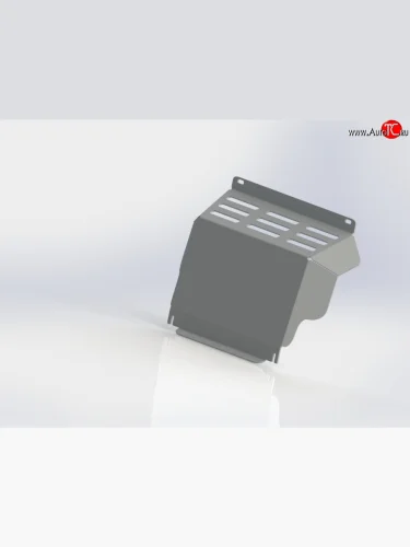 Защита радиатора Russtal (рестайлинг) Mitsubishi L200 5 KK,KL дорестайлинг (2015-2019)