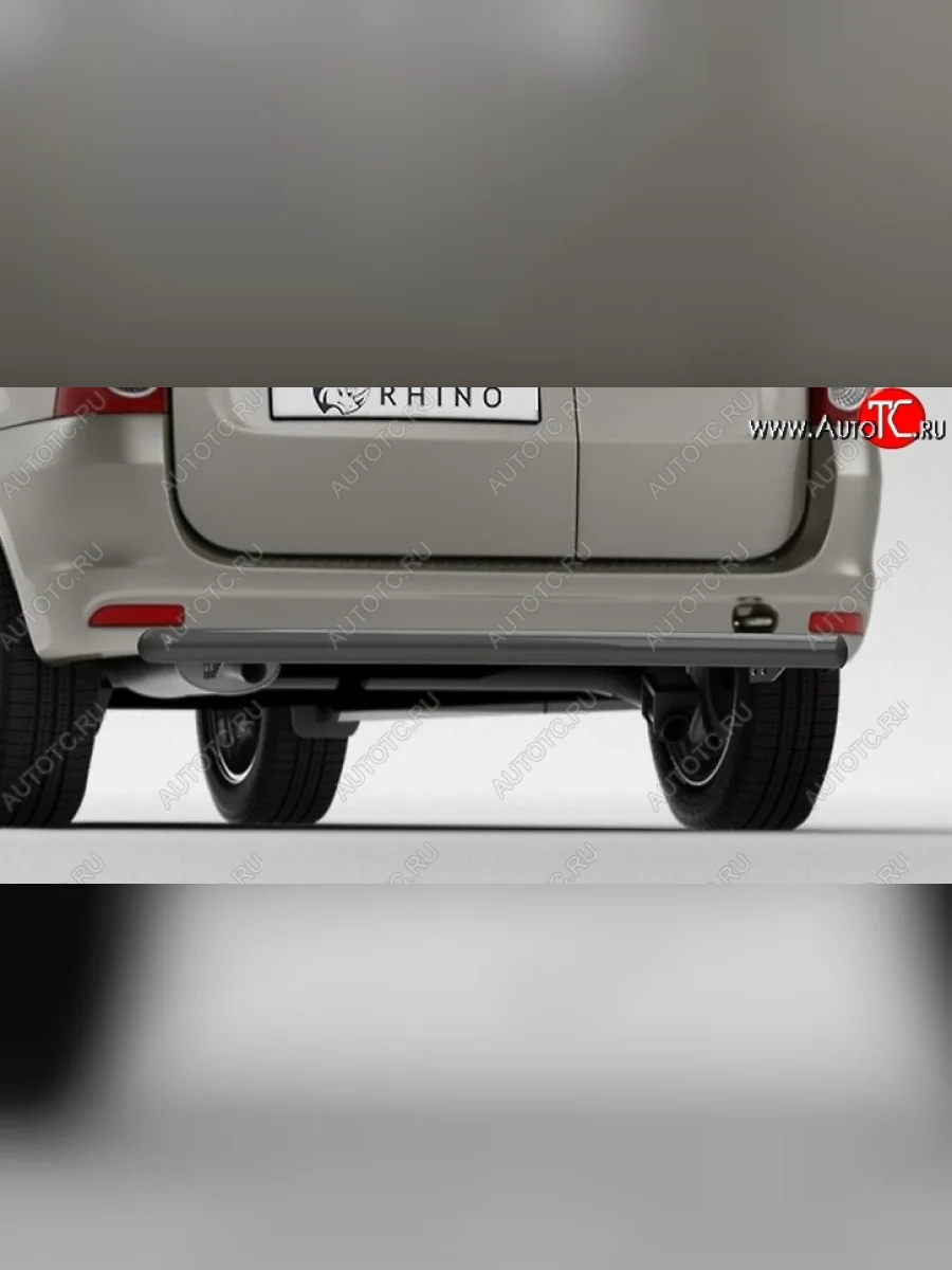 Защита заднего бампера (Ø63 мм, нержавейка) SLITKOFF Лада ВАЗ Ларгус дорестайлинг R90 (2012-2021)  в Перми Пермском крае