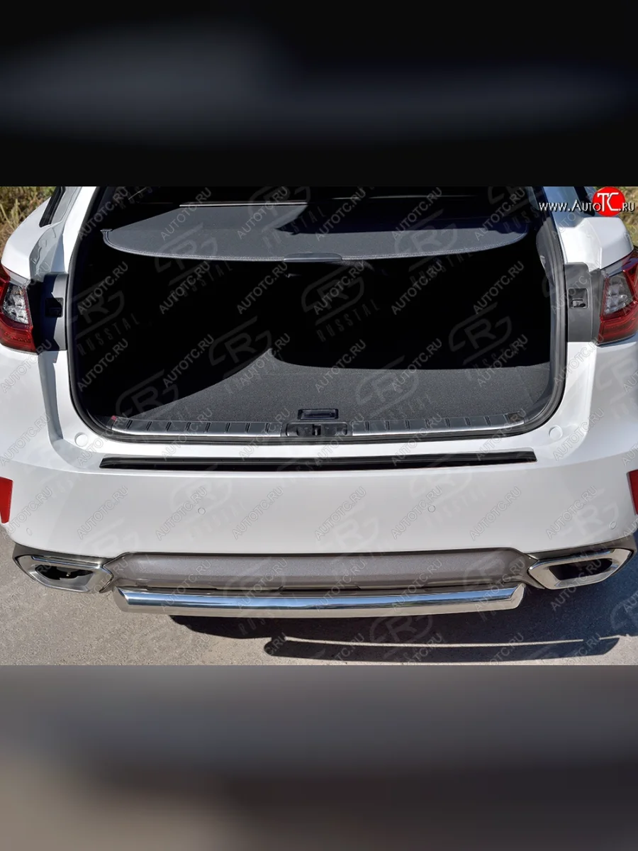 Накладка защитная на верхнюю часть заднего бампера Russtal Lexus RX 200T AL20 дорестайлинг (2015-2017)  в Перми Пермском крае