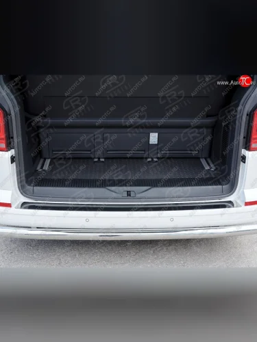 Накладка защитная на верхнюю часть заднего бампера SLITKOFF Volkswagen Multivan  T6 - Transporter  T6