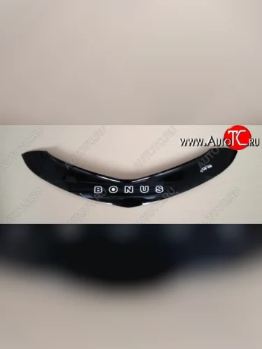 Дефлектор капота (Fulwin 2 Liftback, короткая база) Russtal Chery Bonus (A13) лифтбэк (2011-2016)