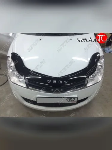 Дефлектор капота (Fulwin 2 Hatchback) Russtal Chery Very (2011-2016)