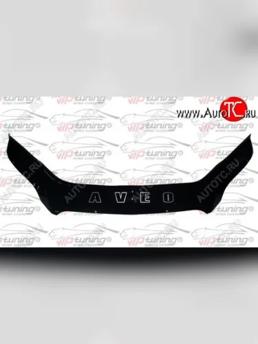 Дефлектор капота (рестайлинг) Russtal Chevrolet Aveo T200 хэтчбек 5 дв (2002-2008)