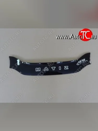 Дефлектор капота Russtal (короткий) Daewoo Matiz M100 дорестайлинг (1998-2000)