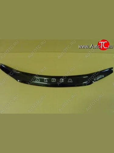 Дефлектор капота (рестайлинг) Russtal Fiat Albea 170 седан (2002-2012)