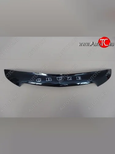 Дефлектор капота Russtal (короткий) Chevrolet Cruze J305 хэтчбек дорестайлинг (2009-2012)
