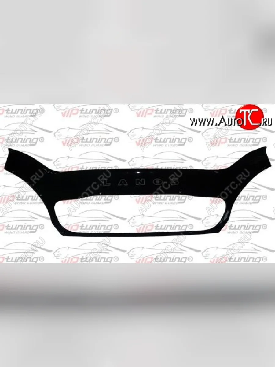 Дефлектор капота (с решеткой радиатора) Russtal Daewoo Sense Т100 седан (1997-2008)  в Керчи Республика Крым