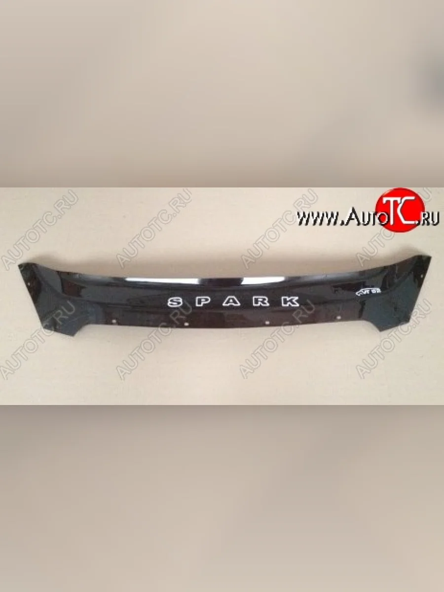 Дефлектор капота Russtal Chevrolet Spark M300 дорестайлинг (2010-2015)  в Керчи Республика Крым