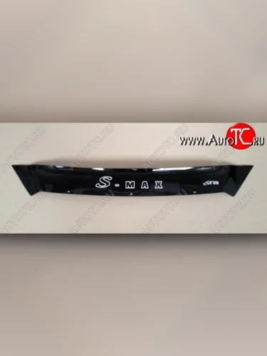 Дефлектор капота (рестайлинг) Russtal (короткая) Ford S-Max 1 дорестайлинг (2006-2010)