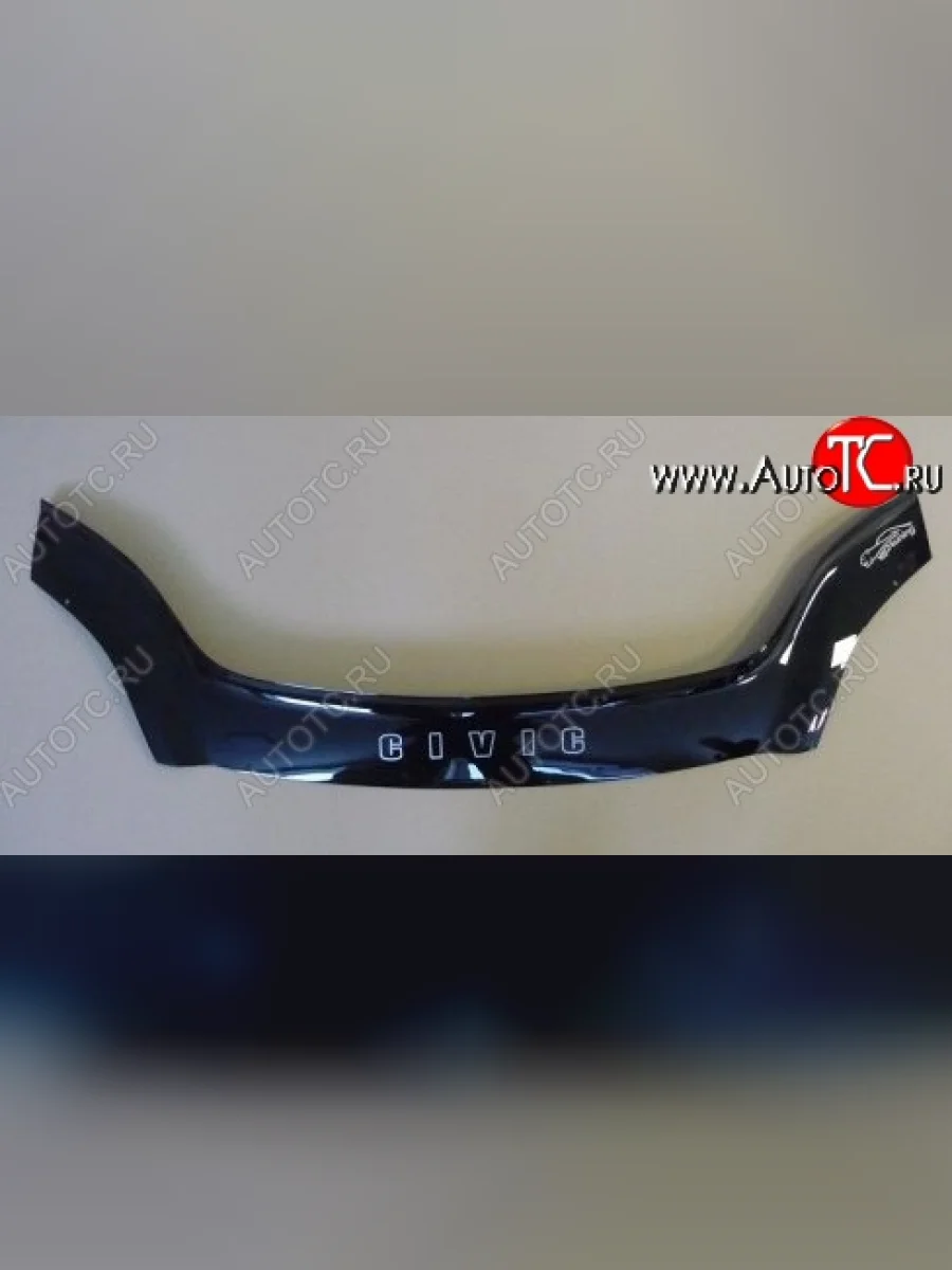 Дефлектор капота (хетчбек) Russtal Honda Civic ES седан дорестайлинг (2000-2003)  в Керчи Республика Крым