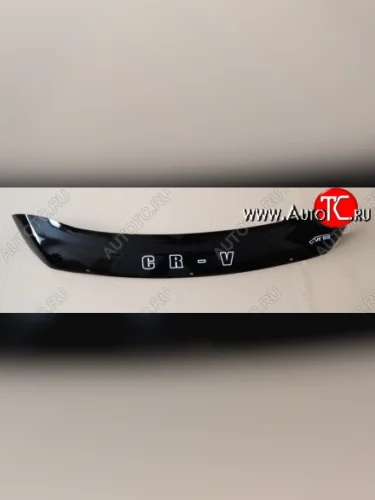 Дефлектор капота Russtal (короткий) Honda CR-V RE1,RE2,RE3,RE4,RE5,RE7 рестайлинг (2009-2012)