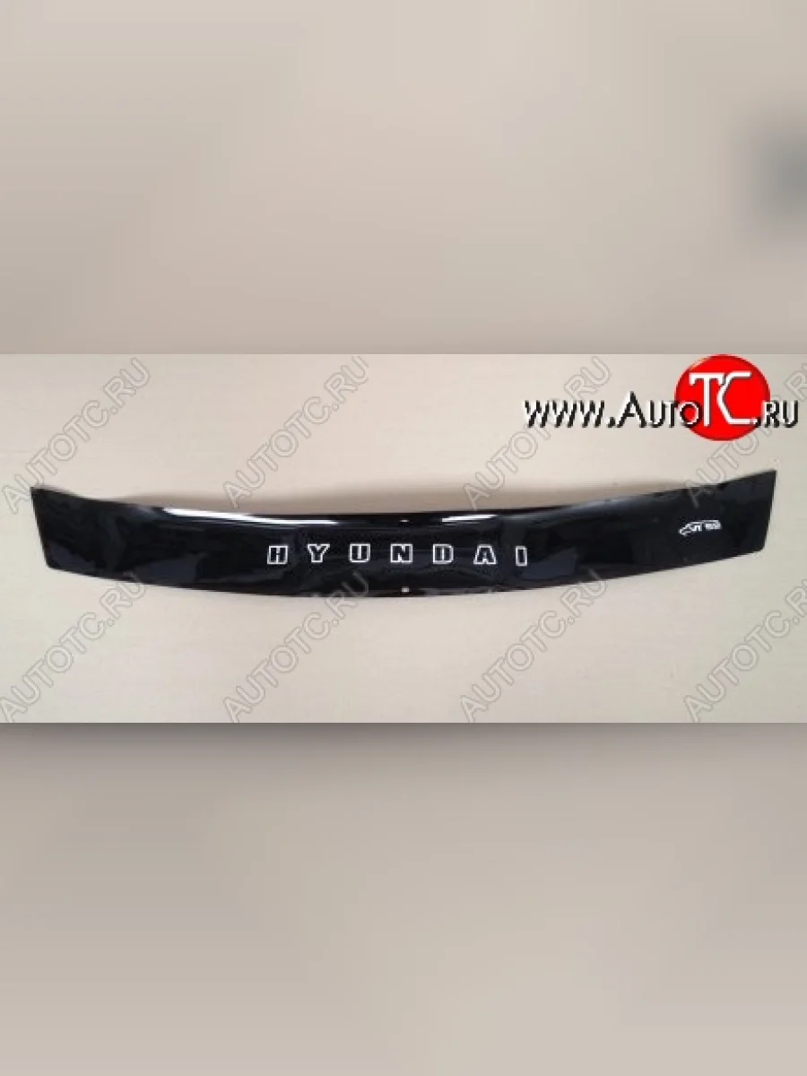 Дефлектор капота Russtal (короткий) Hyundai i20 PB хэтчбэк дорестайлинг (2008-2012)  в Перми Пермском крае