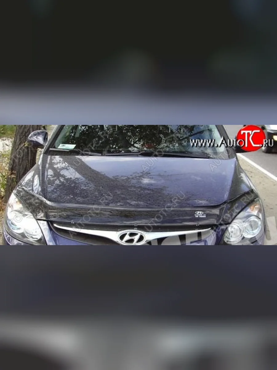 Дефлектор капота Russtal Hyundai I30 FD универсал рестайлинг (2010-2012)  в Самаре Самарской области