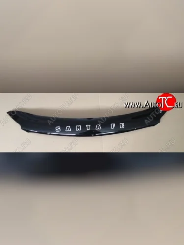 Дефлектор капота Russtal (короткий) Hyundai Santa Fe DM дорестайлинг (2012-2016)