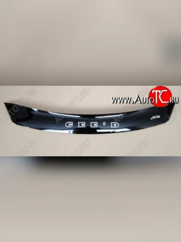 Дефлектор капота (рестайлинг) Russtal (короткий) KIA Ceed 1 ED дорестайлинг, хэтчбэк 5 дв. (2006-2010)