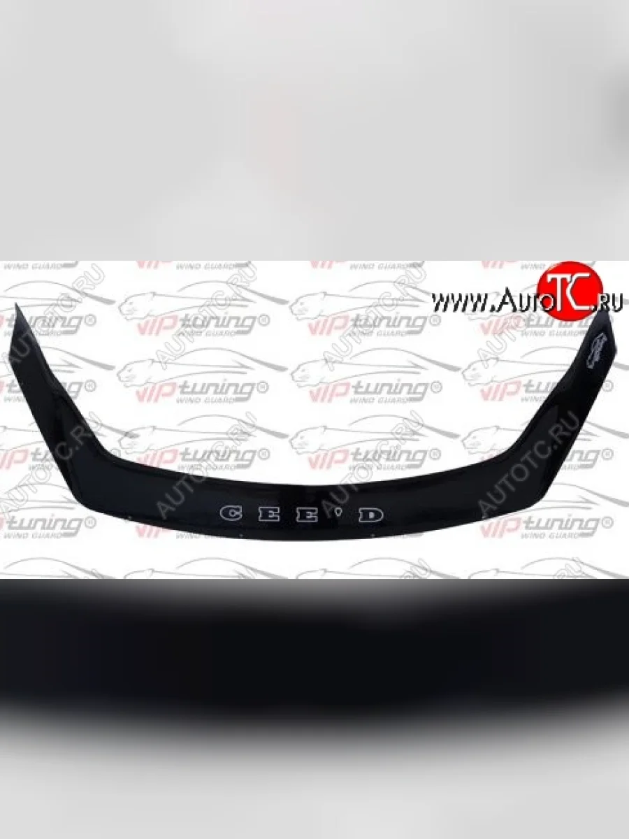 Дефлектор капота (рестайлинг) Russtal KIA Ceed 1 ED дорестайлинг, хэтчбэк 5 дв. (2006-2010)  в Перми Пермском крае