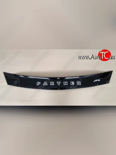 Дефлектор капота Russtal (короткий) Peugeot Partner Tepee (2008-2012)