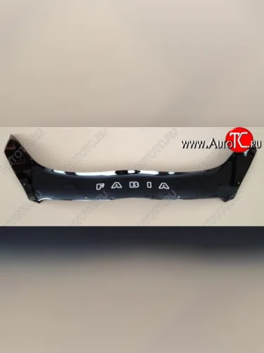 Дефлектор капота (рестайлинг) Russtal Skoda Fabia Mk2 универсал дорестайлинг (2007-2010)