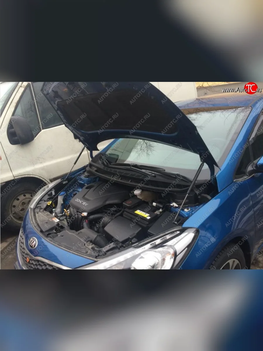 Газовые упоры капота Berkut KIA Rio 3 QB рестайлинг седан (2015-2017)  в Перми Пермском крае