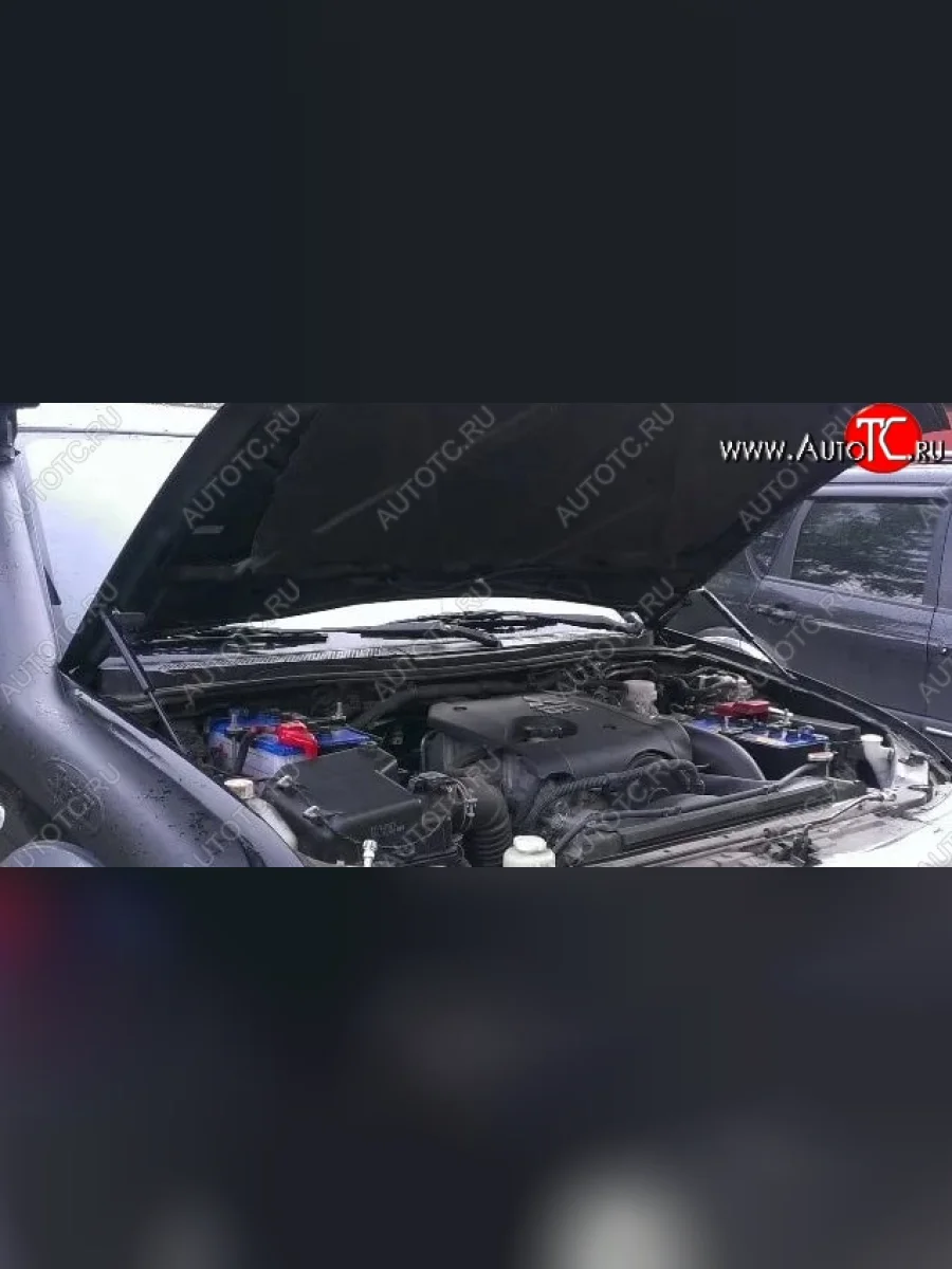 Газовые упоры капота Berkut Mitsubishi L200 4  дорестайлинг (2006-2014)  с доставкой в г. Керчь