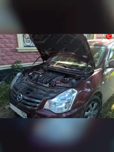 Газовые упоры капота Berkut Nissan Almera 3 G15 седан (2012-2019)