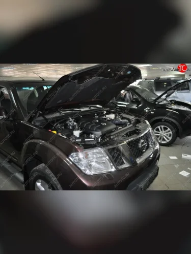 Газовые упоры капота Berkut Nissan Navara 2 D40 дорестайлинг (2004-2010)