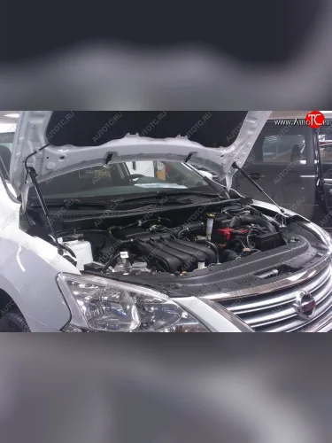 Газовые упоры капота Berkut Nissan Sentra 7 B17 седан (2014-2017)