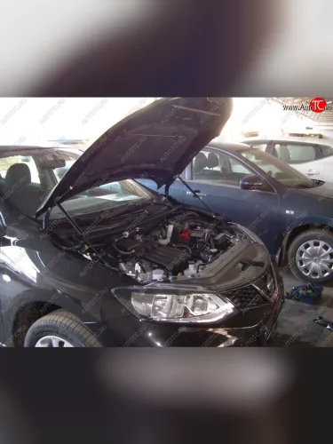 Газовые упоры капота Berkut Nissan Tiida 1 C11 седан рестайлинг (2010-2014)