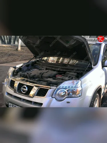 Газовые упоры капота Berkut Nissan X-trail 2 T31 дорестайлинг (2007-2011)