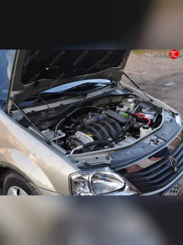 Газовые упоры капота Berkut Renault Logan 1 дорестайлинг (2004-2010)