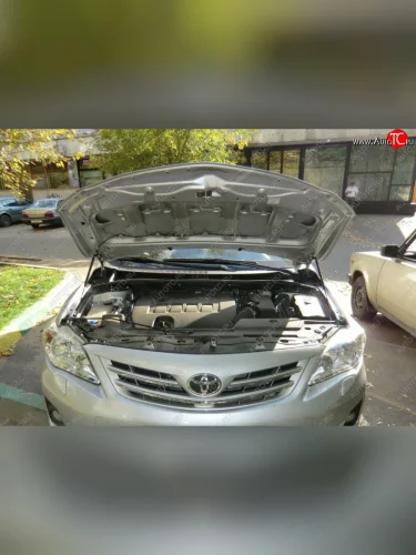 Газовые упоры капота Berkut Toyota Corolla E150 седан рестайлинг (2009-2013)