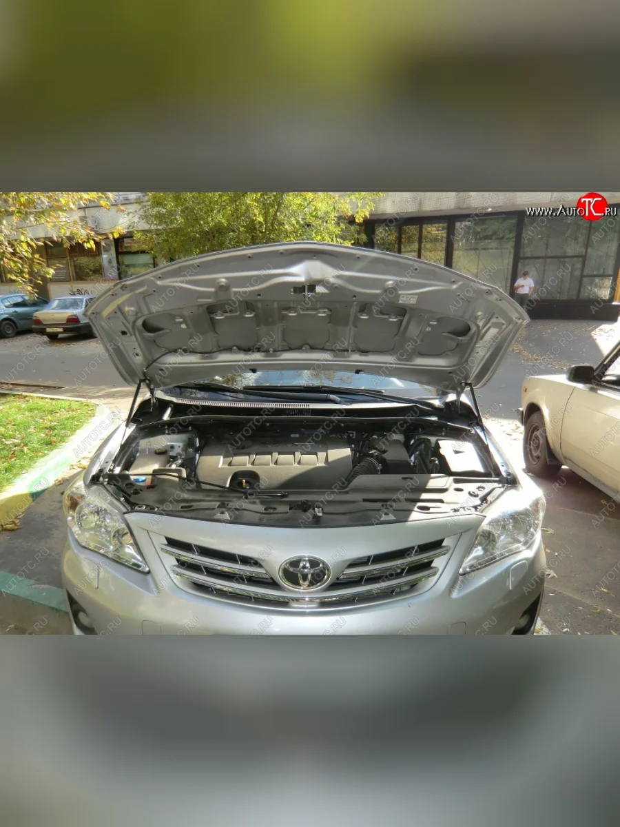 Газовые упоры капота Berkut Toyota Corolla E150 седан дорестайлинг (2006-2010)  в Самаре Самарской области