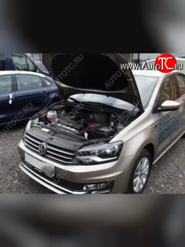 Газовые упоры капота Berkut Volkswagen Polo Mk5 6R,6C,61 хэтчбек 5 дв. дорестайлинг (2009-2015)