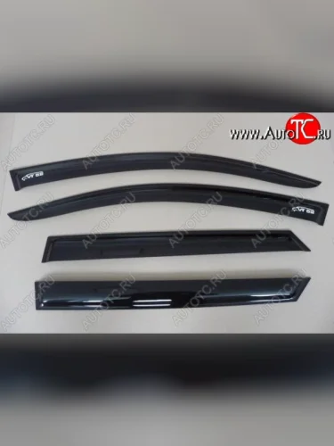 Комплект дефлекторов окон (ветровиков) 4 шт. (5d) Russtal Toyota 4Runner N180 рестайлинг (2000-2002)